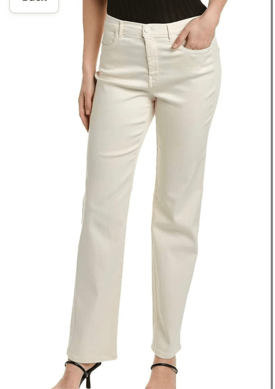NWT DL1961 Mara Straight Mid Rise Instasculpt Ankle Vanilla 20 Western Ranch